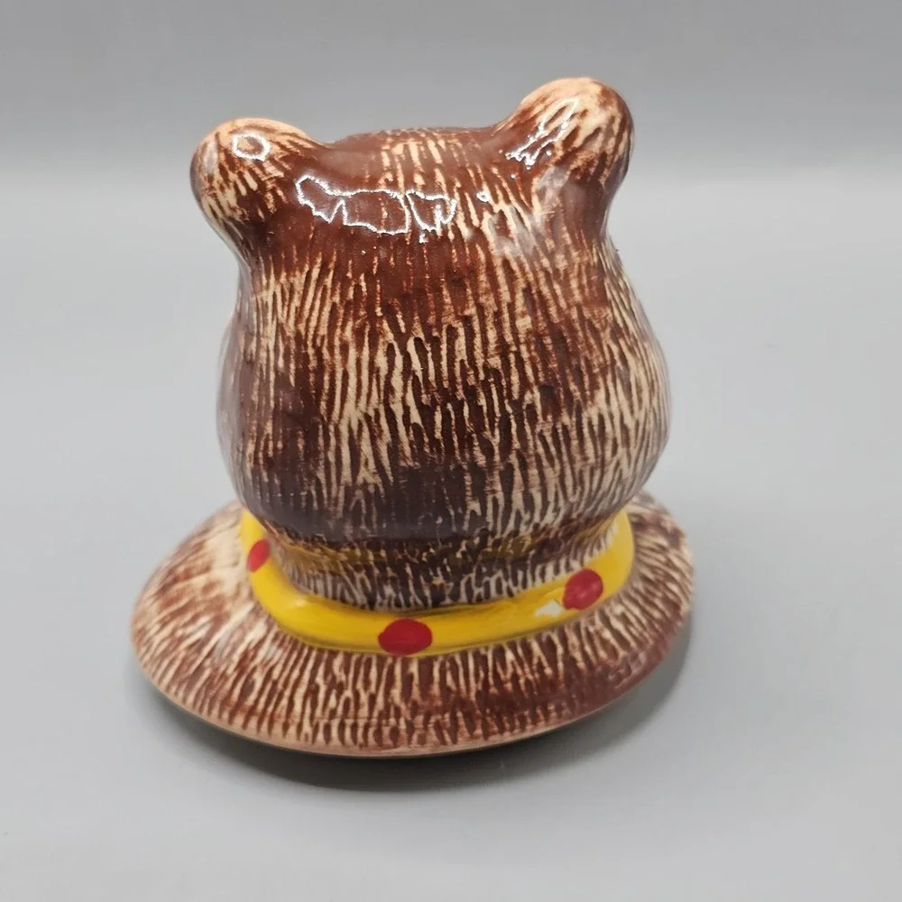 Vintage McCoy Hamms Bear Cookie Jar LID ONLY Replacement 1972